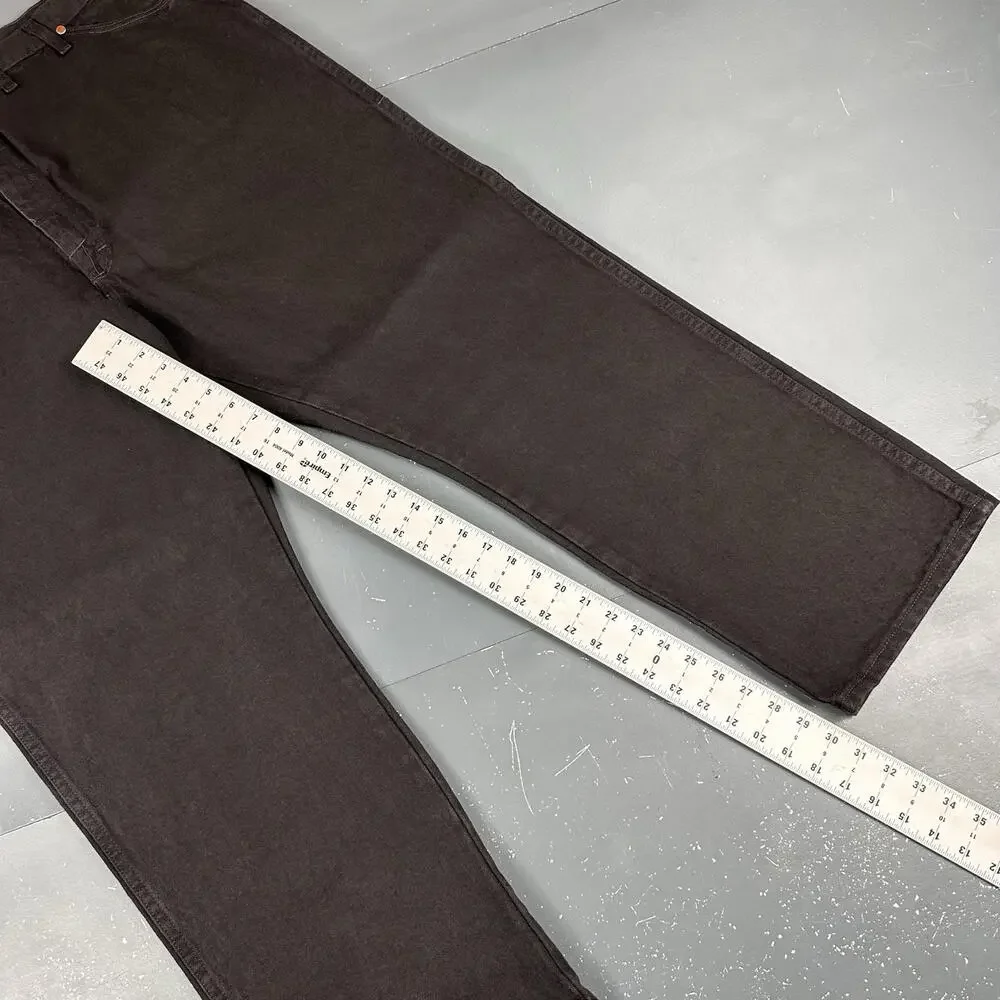VTG Wrangler Jeans Mens 46x30 Black Original Cowboy Cut 13MWZ Shadow Canyon NWT - Picture 5 of 8